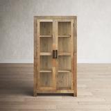 Birch Lane™ Frederickson Curio Cabinet Wood in Brown, Size 73.0 H x 39.0 W x 17.0 D in | Wayfair W52003519F
