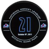 Peter Forsberg Colorado Avalanche Unsigned October 8 2011 Retirement Night Official Game Puck