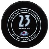 Milan Hejduk Colorado Avalanche Unsigned January 6 2018 Retirement Night Official Game Puck