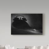 Trademark Fine Art 'What is Time' Photographic Print on Wrapped Canvas & Fabric in White, Size 30.0 H x 47.0 W x 2.0 D in | Wayfair 1X05006-C3047GG