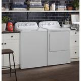 GE Appliances 7.2 cu. ft. Electric Dryer w/ Reversible Door in White in Gray, Size 44.0 H x 27.0 W x 29.5 D in | Wayfair GTD42EASJWW
