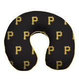 Black Pittsburgh Pirates Memory Foam Travel Pillow