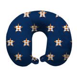 Blue Houston Astros Polyester-Fill Travel Pillow