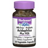 "Probiotic Acidophilus Plus FOS, Milk Free, 250 Vegetable Capsules, Bluebonnet Nutrition"