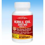 "Krill Oil 300 mg, Omega-3, 60 Softgels, 21st Century HealthCare"