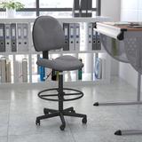 Symple Stuff Wingert Drafting Chair Upholstered in Gray, Size 38.25 H x 20.0 W x 20.0 D in | Wayfair 3CE4E8CF82C3419BBF0DD12451600140