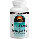 "Acetyl L-Carnitine & Alpha-Lipoic Acid 650 mg, 180 Tablets, Source Naturals"
