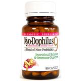 Kyo-Dophilus 9, Blend of Nine Probiotics, 180 Capsules, Wakunaga Kyolic
