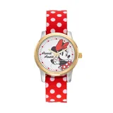 Disney's Minnie Mouse Women's Two Tone Polka Dot Reversible Watch, Multicolor