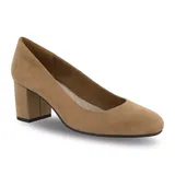 Easy Street Proper Women's High Heels, Size: Medium (9), Med Beige