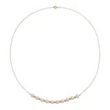"14k Gold Freshwater Cultured Pearl Beaded Necklace, Women's, Size: 18"", White"