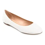 Journee Collection Kavn Women's Comfort Sole Ballet Flats, Girl's, Size: Medium (9), White