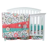 Waverly Baby by Trend Lab Pom Pom Floral 4-pc. Crib Bedding Set by Trend Lab, Multi