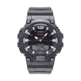 Casio Men's Telememo World Time Analog-Digital Watch, Size: XL, Black