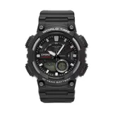 Casio Men's Telememo Analog-Digital Watch - AEQ110W-1AVCF, Black