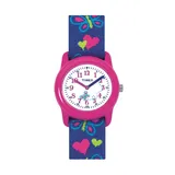 Timex Kids' Heart & Butterfly Watch - T890019J, Girl's, Size: Small, Blue
