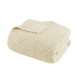 INK+IVY Bree Knit Throw, Natural