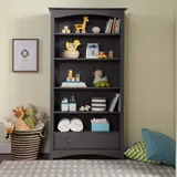 DaVinci 5-Shelf Bookcase, Grey