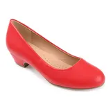 Journee Collection Saar Women's High Heels, Girl's, Size: Medium (11), Red
