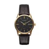 Citizen Men's Leather Watch - BI5002-06E, Brown