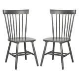 Safavieh Parker Dining Chair 2-piece Set, Grey
