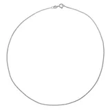 "PRIMROSE Sterling Silver Box Chain Necklace, Women's, Size: 16"", Grey"