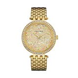 Caravelle by Bulova Women's Crystal Pave Stainless Steel Watch - 44L235, Size: Medium, Yellow