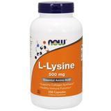 L-Lysine 500 mg, 250 Capsules, NOW Foods