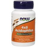 Acidophilus 4 X 6, 60 Caps, NOW Foods
