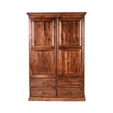 Loon Peak® Hoskins Armoire Wood in Brown, Size 72.0 H x 48.0 W x 21.0 D in | Wayfair 15118BF2A9D648609038F60F66B9F410
