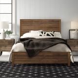 Grain Wood Furniture Montauk Solid Wood Standard Bed Wood in Brown/Green, Size 51.0 H x 80.1 W x 84.7 D in | Wayfair MT0611