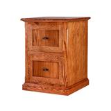 Loon Peak® Hoover 2-Drawer Vertical Filing Cabinet Wood in Brown, Size 30.0 H x 22.0 W x 21.0 D in | Wayfair 3B9EC26F6C9E41B68B2701BAA3EEB2AC
