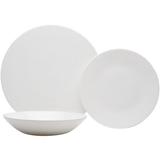Red Vanilla Extreme 18 Piece Bone China Dinnerware Set, Service for 6 Bone China/Ceramic in White | Wayfair EW6600-018