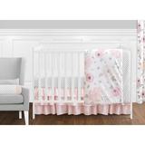 Sweet Jojo Designs Watercolor Floral 11 Piece Crib Bedding Set Polyester in Brown | Wayfair WatercolorFloral-PK-GY-11