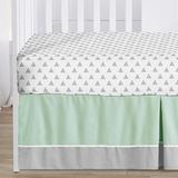 Sweet Jojo Designs Mod Arrow 4 Piece Crib Bedding Set Synthetic Fabric in Gray | Wayfair ModArrow-GY-MT-Crib-4