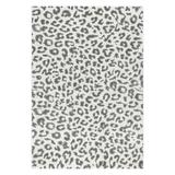 nuLOOM Bodrum Leopard Print Rug, Grey, 2.5X8 Ft