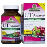 UT Answer Cranberry with D-Mannose, 90 Vegetarian Capsules, Nature's Answer