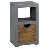 August Grove® Marcellus 29" H x 18" W Cube Bookcase Wood in Gray, Size 29.0 H x 18.0 W x 14.0 D in | Wayfair 38CE25A8F837459FB9E2B1A0AB74E3B4