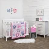 Disney Minnie Mouse Pretty 3 Piece Crib Bedding Set Polyester in Pink, Size 33.0 W in | Wayfair 4372076