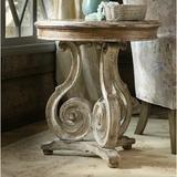 Hooker Furniture Chatelet Scroll End Table Wood in Brown/White, Size 28.0 H x 26.0 W x 26.0 D in | Wayfair 5351-50002