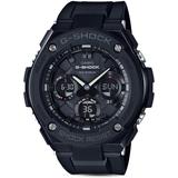G - Shock Analog And Digital Combo Solar Strap Watch - Black - G-Shock Watches