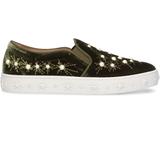 Cosmic Pearls Slip-on Sneaker - Green - Aquazzura Flats