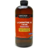 Carnipure L-Carnitine 10 1100 mg, Red Raspberry Flavor, 16 oz, Bricker Labs