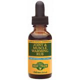 Joint & Muscle Warming Rub Liquid, Herbal Formula, 4 oz, Herb Pharm