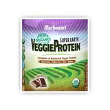 Super Earth Organic VeggieProtein Powder (Veggie Protein), Chocolate Flavor, 8 Packets, Bluebonnet Nutrition