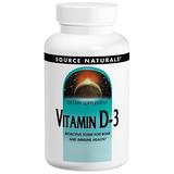 Vitamin D-3 2000 IU, Value Size, 400 Capsules, Source Naturals