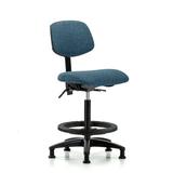 Symple Stuff Micaela Drafting Chair Upholstered in Green/Blue, Size 36.5 H x 25.0 W x 25.0 D in | Wayfair 4D50B2173D4C4C1490B36FEADC03D7D6