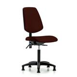 Blue Ridge Ergonomics Task Chair Upholstered in Black/Brown, Size 38.5 H x 24.0 W x 25.0 D in | Wayfair VMBCH-MB-RG-T0-A0-NF-RG-8569