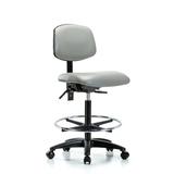 Symple Stuff Barbosa Drafting Chair Upholstered in Gray, Size 36.5 H x 25.0 W x 25.0 D in | Wayfair 48553B89D6584B639A1B8DCA3666D1A8
