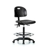 Symple Stuff Allyssa Drafting Chair in Black, Size 34.5 H x 25.0 W x 25.0 D in | Wayfair EC404D340E8B4C2285BB272DEFF77EFA